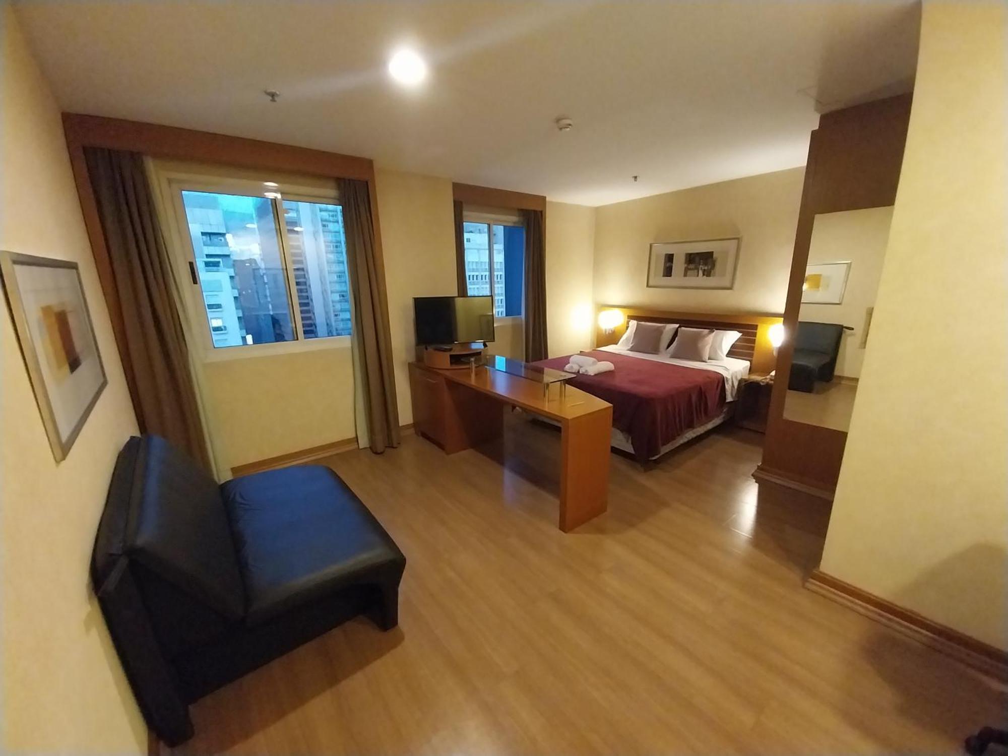 Flat In Wyndham Paulista Com Estacionamento 公寓 *