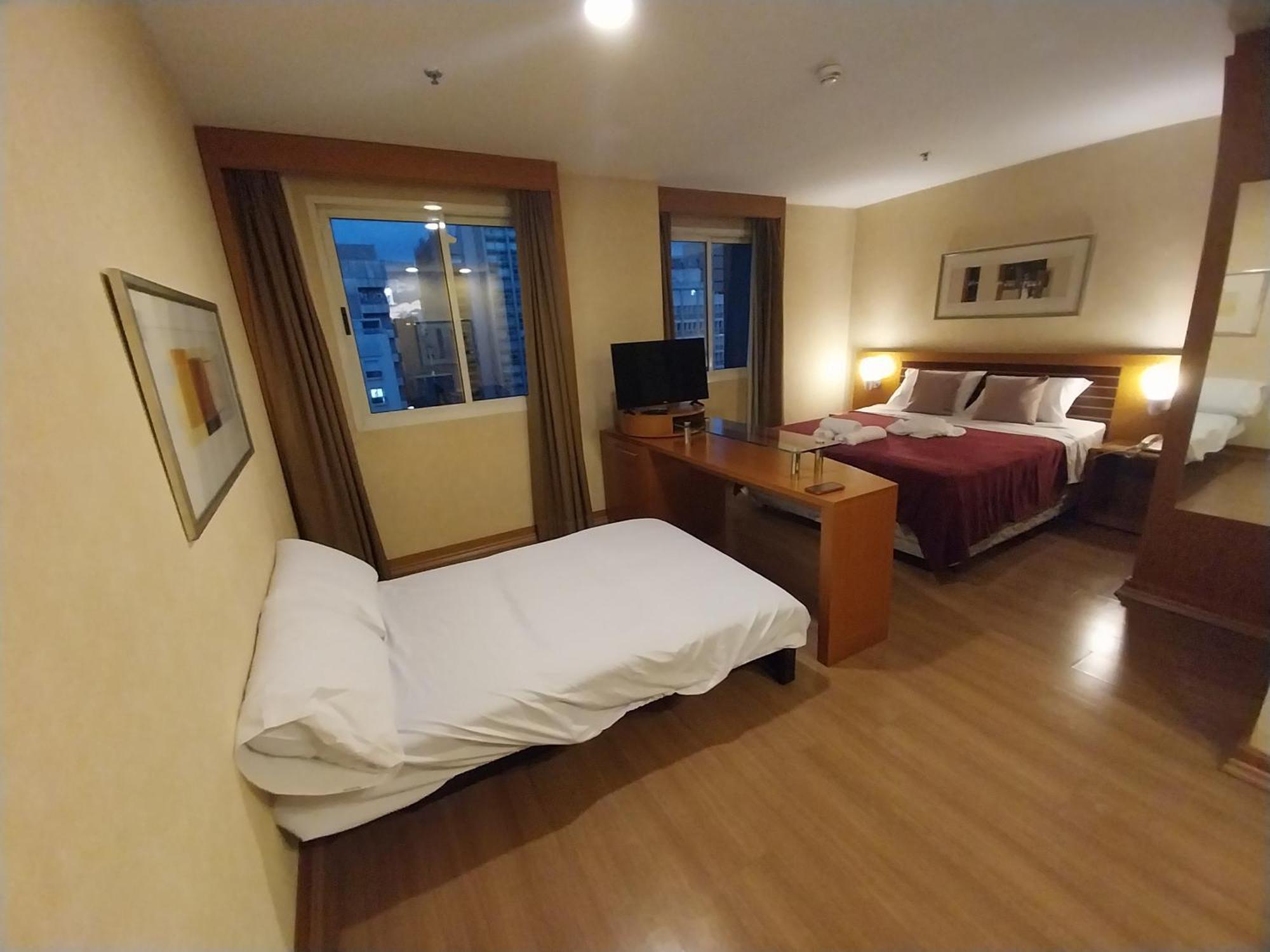 公寓 Flat In Wyndham Paulista Com Estacionamento *