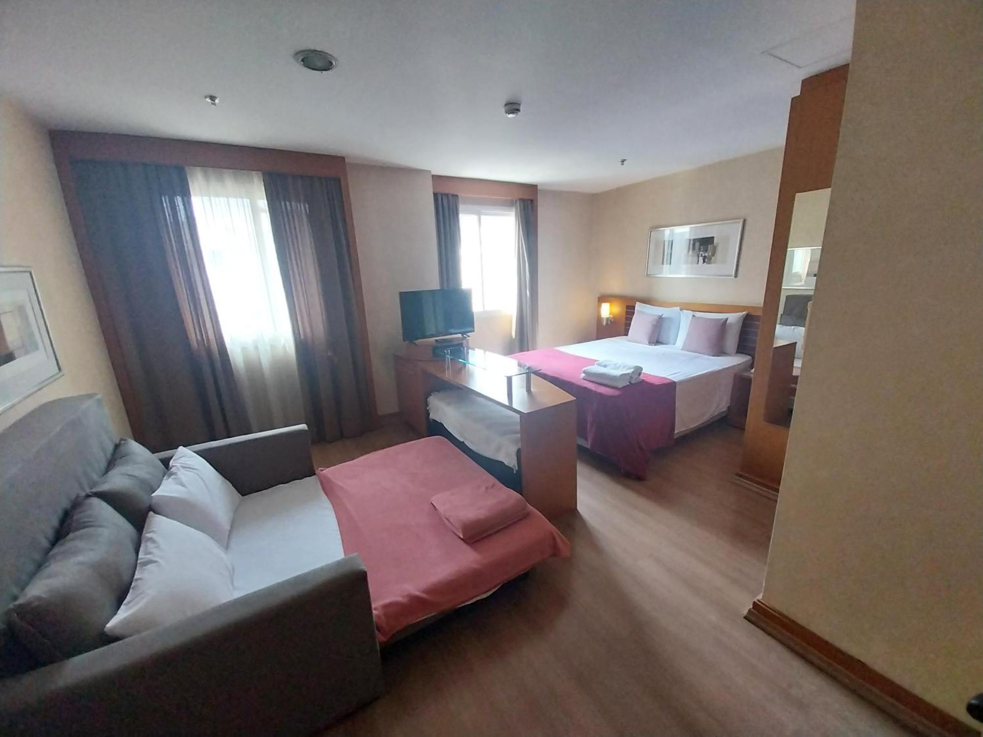 公寓 Flat In Wyndham Paulista Com Estacionamento *